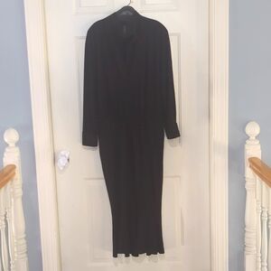 Norma Kamali black Tulip skirt dress